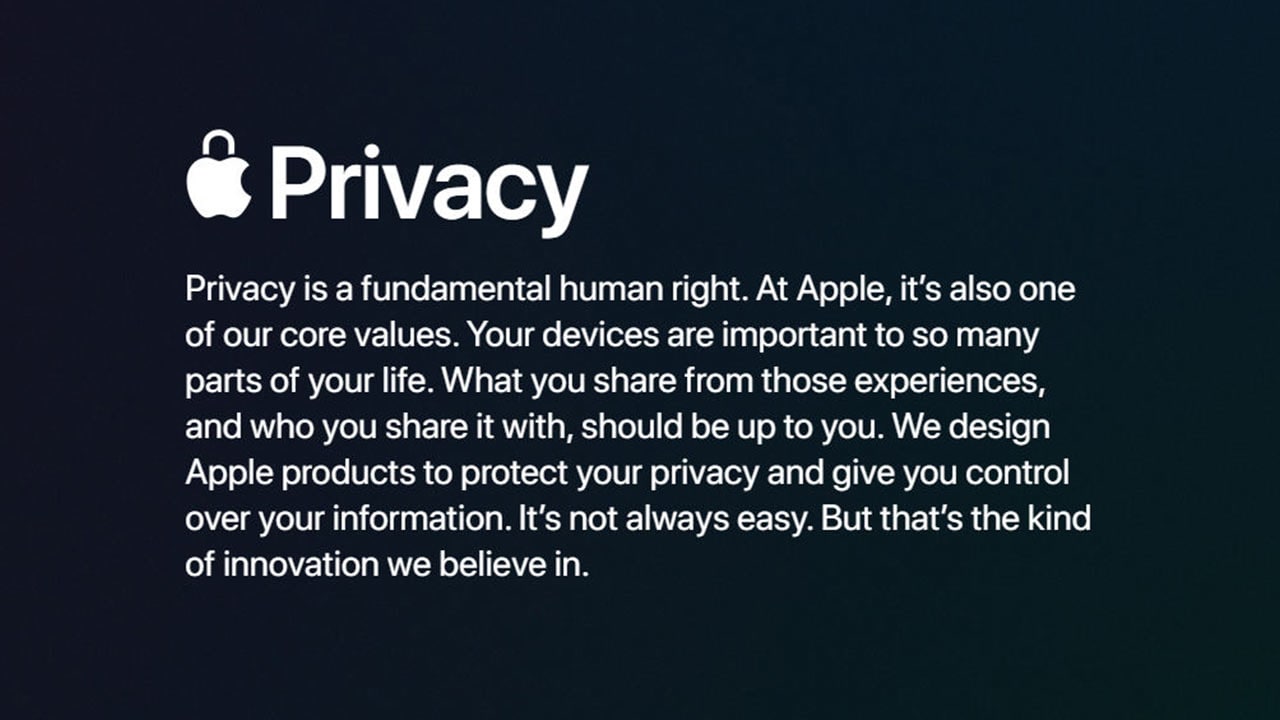 Apple's privacy policy is now more user friendly.