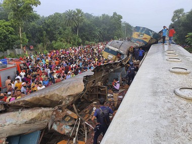 Bangladesh train mishap: Toll rises to 16, over 50 injured in Kasba train collusion; Sheikh Hasina stresses need for railway officials to stay alert Bangladesh train mishap: Toll rises to 16, over 50 injured in Kasba train collusion; Sheikh Hasina stresses need for railway officials to stay alert