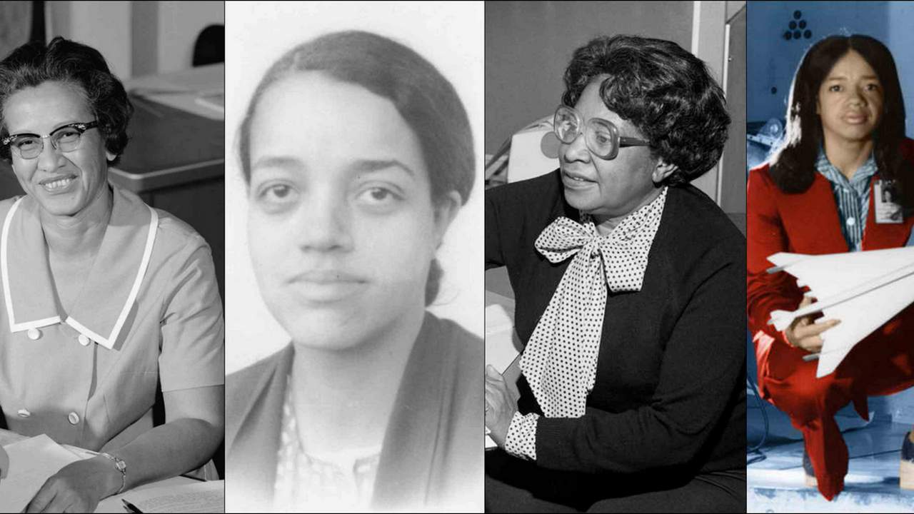The four Africa-American women who will be awarded the Congressional Gold Medal as part of the Hidden Figures Congressional Gold Medal Act.