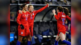 Carli Lloyd scores twice to help US Women's National Team hold off Sweden in Vlatko Andonovski's first game as coach