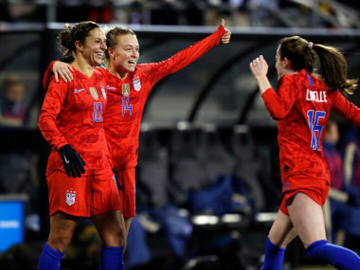 Carli Lloyd scores twice to help US Women's National Team hold off Sweden in Vlatko Andonovski's first game as coach