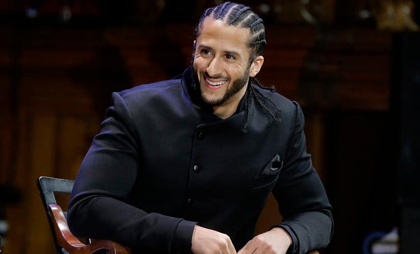 File photo of Colin Kaepernick attending an event at Harvard University. AP Photo