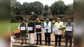 CPM MPs stage protest in Parliament over privatisation of PSUs; Cabinet had approved sale of its stake in four public sector enterprises
