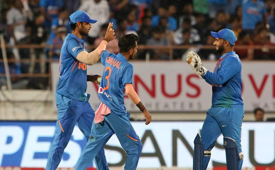 Deepak Chahar picked the wicket of Bangladesh skipper Mahmudullah towards the end of the innings. The visitors registered a total of 153-6 from 20 overs. AP