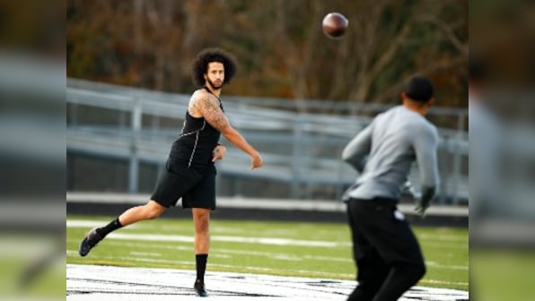 Colin Kaepernick snubs private NFL workout over liability waiver, holds public session