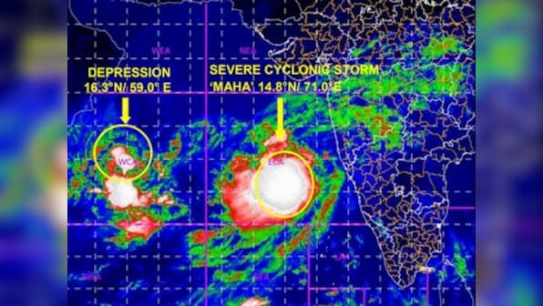 Cyclone Maha to intensify into 'very severe' in next 24 hrs, likely to bring heavy rain to south Gujarat from 6 Nov, says IMD