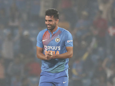 Deepak Chahar jumps 88 places in T20I rankings after Nagpur heroics; Rohit Sharma remains India's top ranked batsman Deepak Chahar jumps 88 places in T20I rankings after Nagpur heroics; Rohit Sharma remains India's top ranked batsman