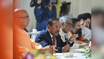 Day after Ayodhya verdict, NSA Ajit Doval holds interfaith meeting; religious leaders pledge to maintain peace