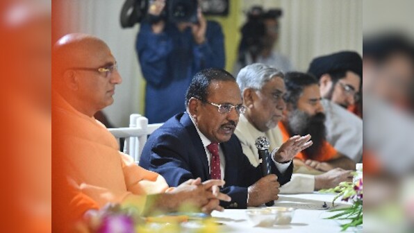 Day after Ayodhya verdict, NSA Ajit Doval holds interfaith meeting; religious leaders pledge to maintain peace