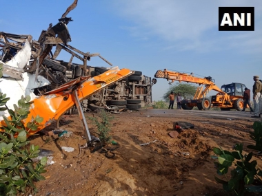 Rajasthan road accident: 10 killed, 22 injured after truck collides with bus in Bikaner district; rescue operations underway Rajasthan road accident: 10 killed, 22 injured after truck collides with bus in Bikaner district; rescue operations underway
