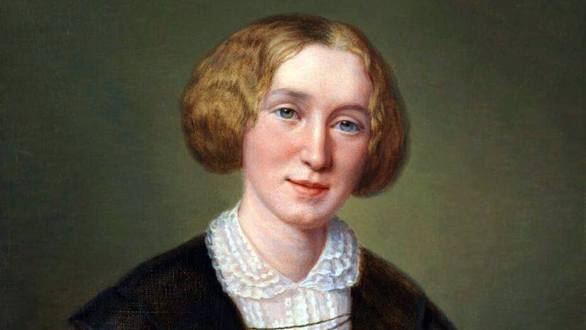 George Eliot (1819-1880), aged 30. Image courtesy Alexandre-Louis-François d'Albert-Durade/ National Portrait Gallery/ The Conversation