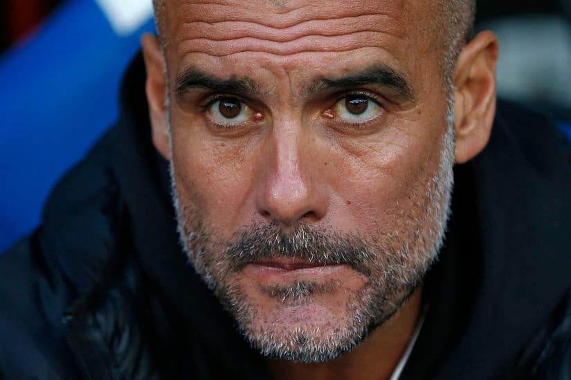 Manchester City manager Pep Guardiola. AFP