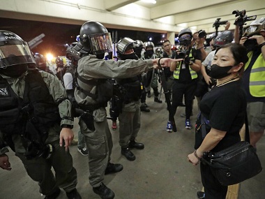 Riot police in Hong Kong storms shopping malls to thwart protests; at least five injured in knife attack, two in critical condition Riot police in Hong Kong storms shopping malls to thwart protests; at least five injured in knife attack, two in critical condition