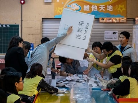 Hong Kong election landslide results signal more frictions with China; city's pro-Beijing camp in full retreat Hong Kong election landslide results signal more frictions with China; city's pro-Beijing camp in full retreat