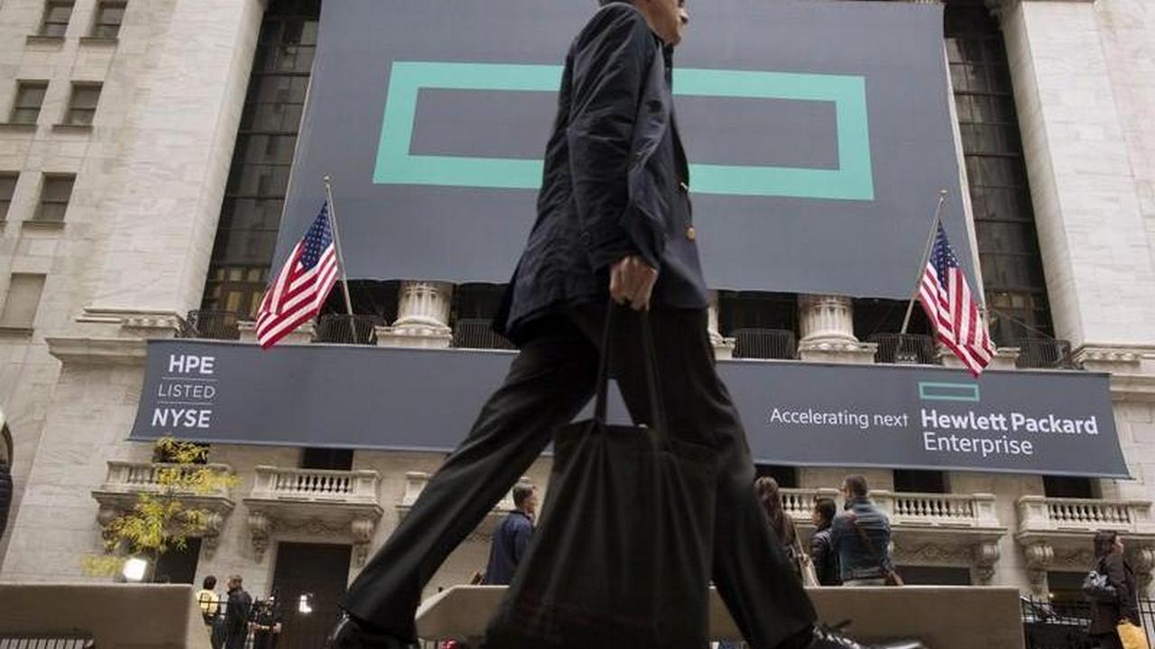 Hewlett Packard Enterprise revenue misses Wall Street estimates, shares fall by 4 percent Hewlett Packard Enterprise revenue misses Wall Street estimates, shares fall by 4 percent