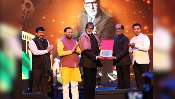 IFFI 2019: Rajinikanth honoured with the Icon of Golden Jubilee Award at ceremony, felicitated by Amitabh Bachchan
