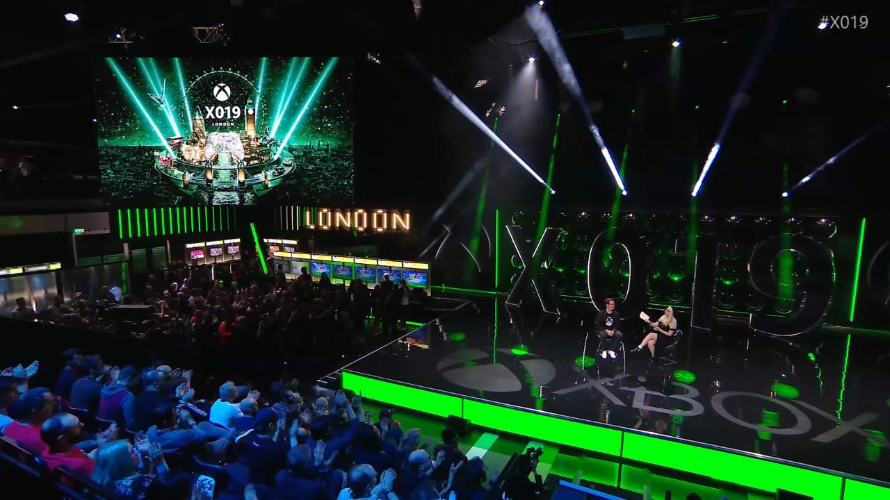 Microsoft's Xbox X019 event in London.