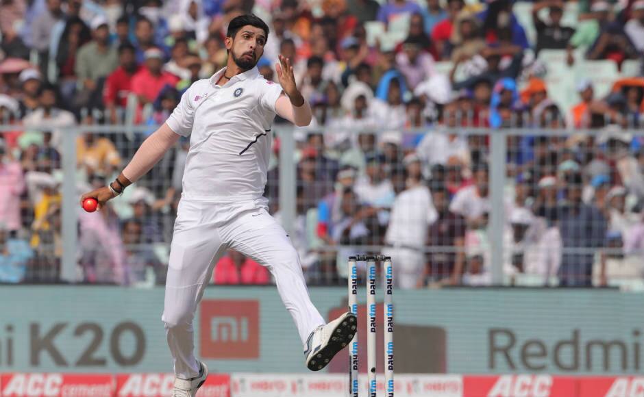 Speedster Ishant Sharma was the pick of the bowlers. He took his first five-wicket haul on Indian soil after 12 years, finishing with 5 for 22 in 12 overs. Sportzpics