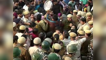 JNU student protests: Agitation over hostel fee hike escalates as students clash with cops; police use water canons
