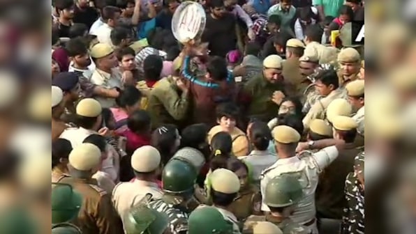 JNU student protests: Agitation over hostel fee hike escalates as students clash with cops; police use water canons