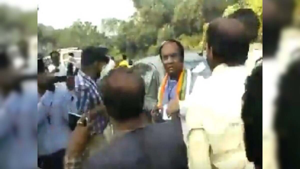 West Bengal Assembly by-election 2019: BJP candidate Jay Prakash Majumdar beaten up by TMC workers while entering polling booth