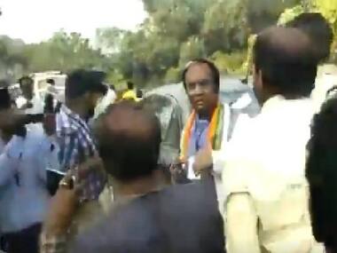 West Bengal Assembly by-election 2019: BJP candidate Jay Prakash Majumdar beaten up by TMC workers while entering polling booth