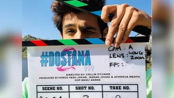 Dostana 2: Kartik Aaryan begins shooting for much awaited sequel, shares picture on Instagram with producer Karan Johar