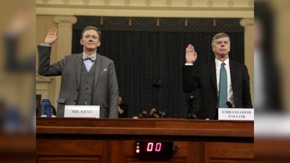 Donald Trump impeachment hearing begins: A divided US watches proceedings in real time as William Taylor, George Kent testify