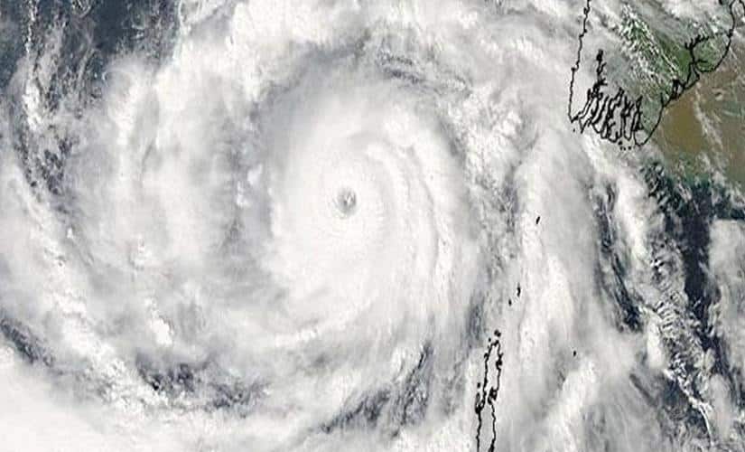 File image of Cyclone Kyarr. News18 Malayalam