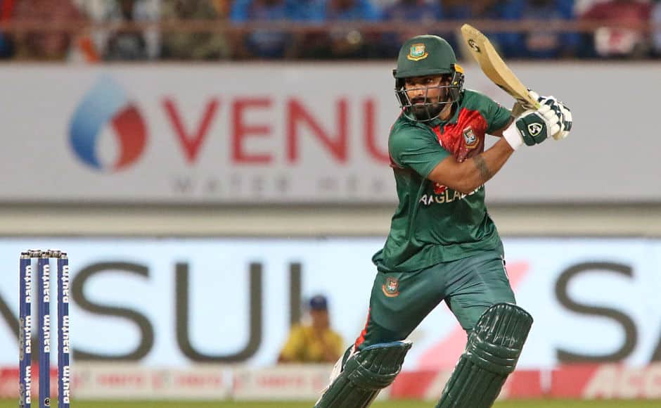Bangladesh opener Liton Das built a 60-run stand with Mohammad Naim for the first wicket. Liton scored 29 runs off 21 balls. AP