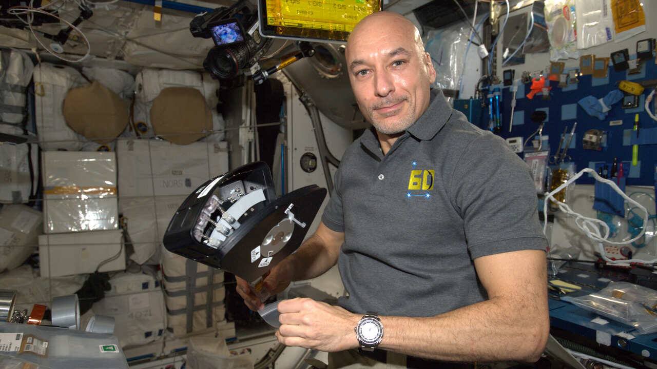 Italian astronaut Luca Parmitano that took control of the rover from the Space station. Image credit : ESA
