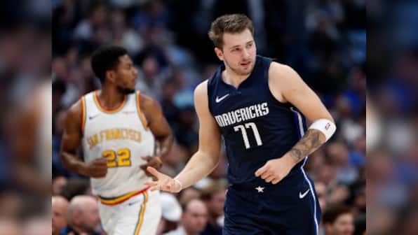 NBA: Luka Doncic inspires Warriors rout at the hands of Mavericks; Nuggets snap Rockets' eight-game winning streak