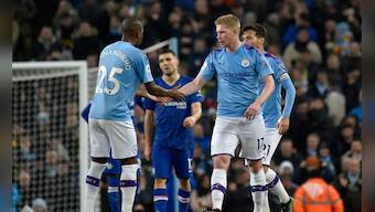 Premier League: Manchester City weathered Chelsea's early onslaught before gradually working up field in 2-1 win