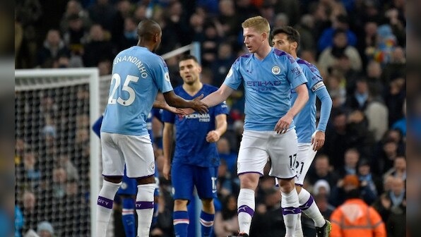 Premier League: Manchester City weathered Chelsea's early onslaught before gradually working up field in 2-1 win