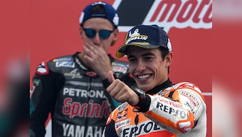 MotoGP: Marc Marquez pips rookie Fabio Quartararo to clinch season-ending race at Valencia