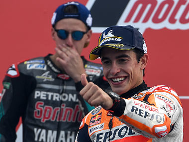 MotoGP: Marc Marquez pips rookie Fabio Quartararo to clinch season-ending race at Valencia MotoGP: Marc Marquez pips rookie Fabio Quartararo to clinch season-ending race at Valencia