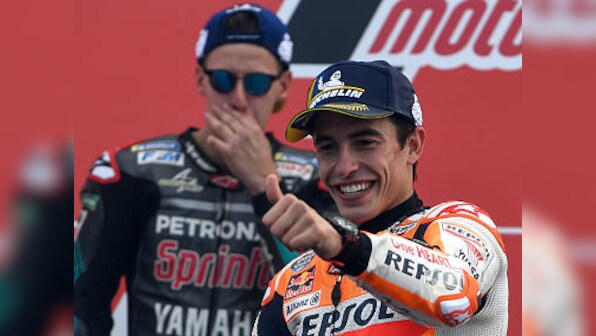 MotoGP: Marc Marquez pips rookie Fabio Quartararo to clinch season-ending race at Valencia