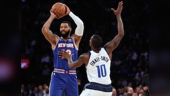 NBA: Marcus Morris sinks clutch three-pointer to power Knicks to victory; Heat hold on against Cavaliers