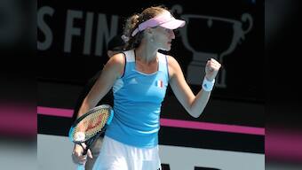 Fed Cup Final 2019: Kristina Mladenovic stuns Ashleigh Barty as France close in on first title triumph since 2003