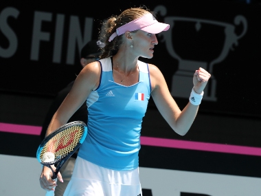 Fed Cup Final 2019: Kristina Mladenovic stuns Ashleigh Barty as France close in on first title triumph since 2003 Fed Cup Final 2019: Kristina Mladenovic stuns Ashleigh Barty as France close in on first title triumph since 2003