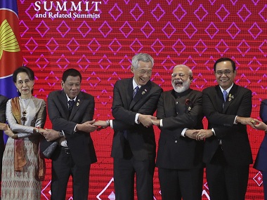 On sidelines of ASEAN summit, Narendra Modi tells Aung San Suu Kyi Myanmar's cooperation against insurgent groups important to India On sidelines of ASEAN summit, Narendra Modi tells Aung San Suu Kyi Myanmar's cooperation against insurgent groups important to India