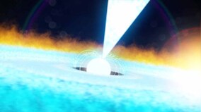 Record-setting X-ray burst from a pulsar captured by a 'NICE' telescope on the space station