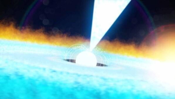 Record-setting X-ray burst from a pulsar captured by a 'NICE' telescope on the space station