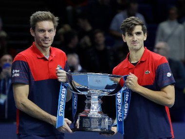 ATP Finals 2019: Pierre-Hugues Herbert and Nicolas Mahut clinch doubles crown after last year's heartbreak ATP Finals 2019: Pierre-Hugues Herbert and Nicolas Mahut clinch doubles crown after last year's heartbreak