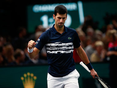 Paris Masters 2019: Novak Djokovic claims record-extending fifth title with dominant 6-3, 6-4 victory over Denis Shapovalov Paris Masters 2019: Novak Djokovic claims record-extending fifth title with dominant 6-3, 6-4 victory over Denis Shapovalov
