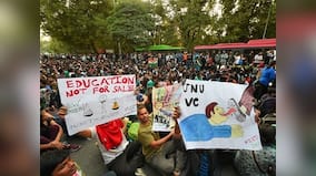 Visually-challenged JNU student beaten by Delhi Police during march to Parliament over fee hike