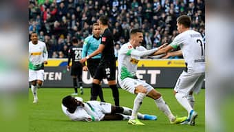 Bundesliga: Patrick Herrmann's brace powers Borussia Monchengladbach to emphatic victory over Werder Bremen, extend stay at top