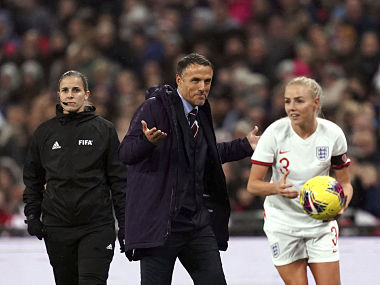 Coach Phil Neville says England women football team's form is 'unacceptable' after narrow loss to Germany Coach Phil Neville says England women football team's form is 'unacceptable' after narrow loss to Germany