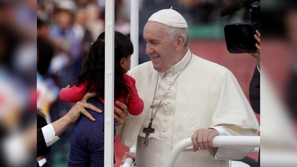 Pope Francis, at Nagasaki address, says nuclear weapons not the answer for security, peace and stability