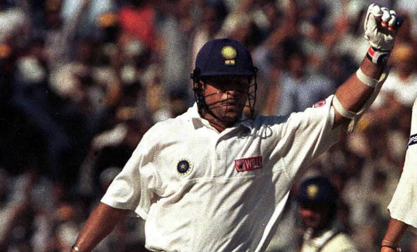 Tragi-classic: Fighting back spasms and a potent Pakistan attack, Tendulkar carved an epic 136 in Chennai, albeit for a losing cause. File/AFP